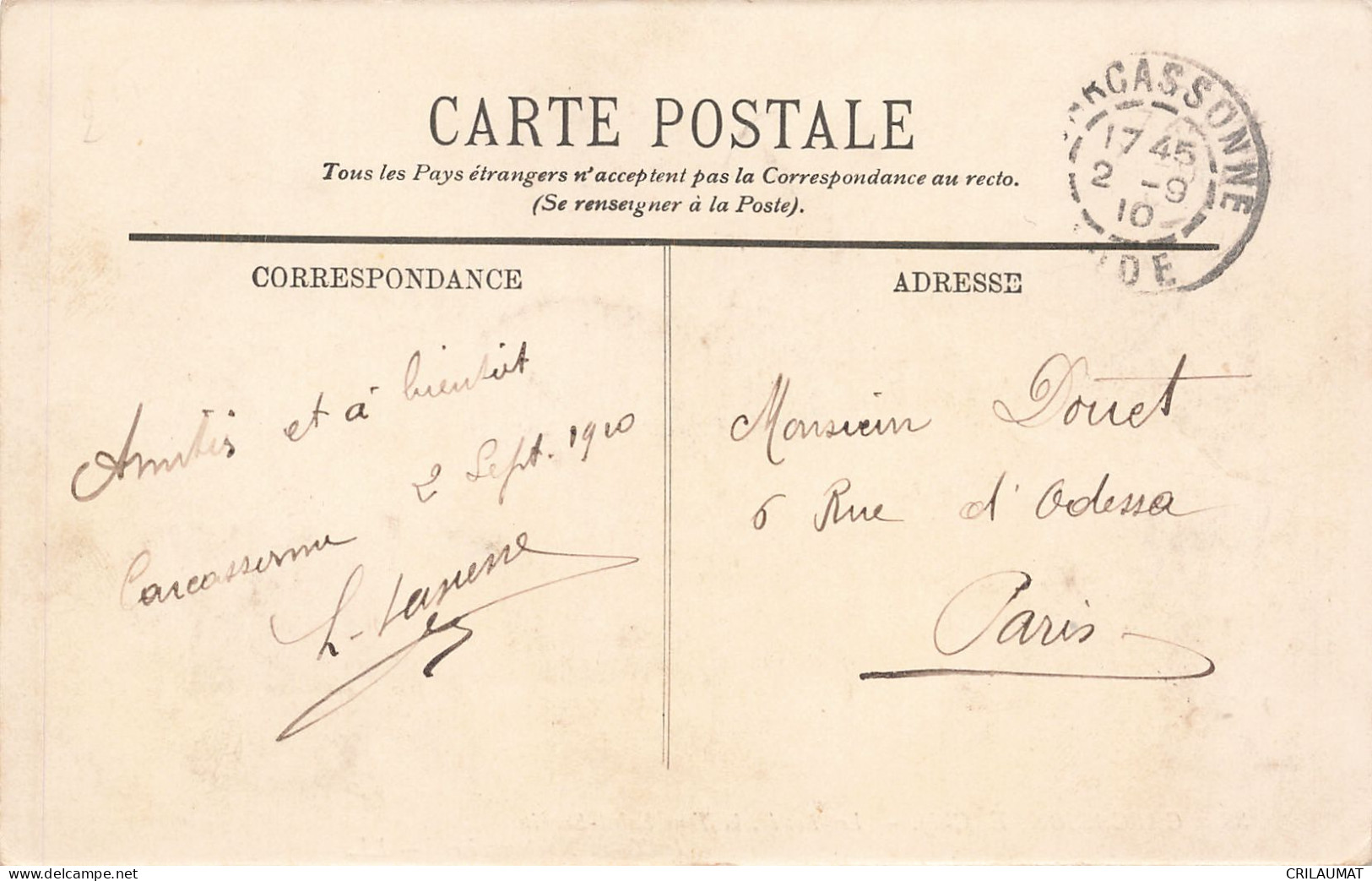 11-CARCASSONNE-N°T5314-E/0361 - Carcassonne