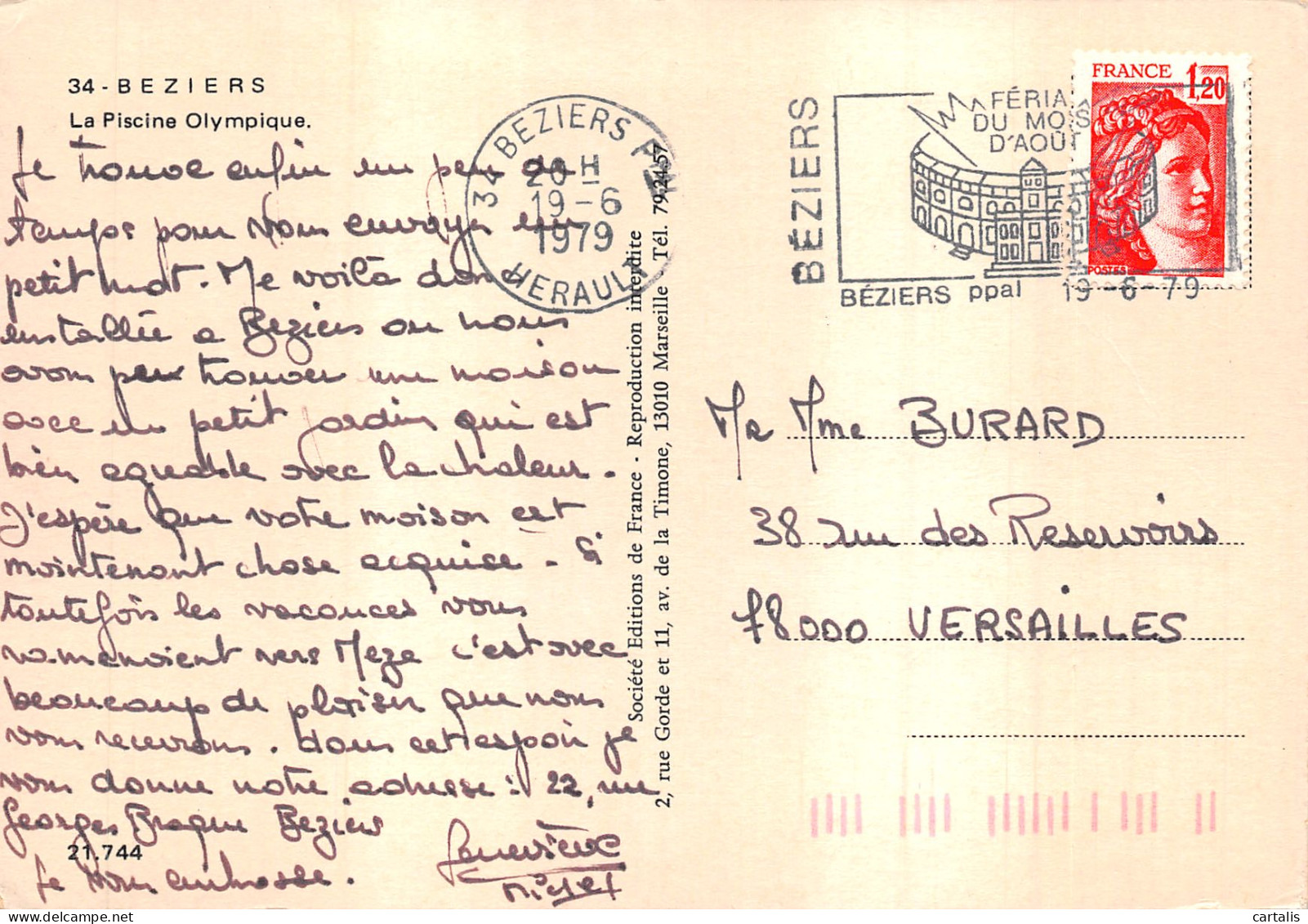 34-BEZIERS-N 599-C/0225 - Beziers