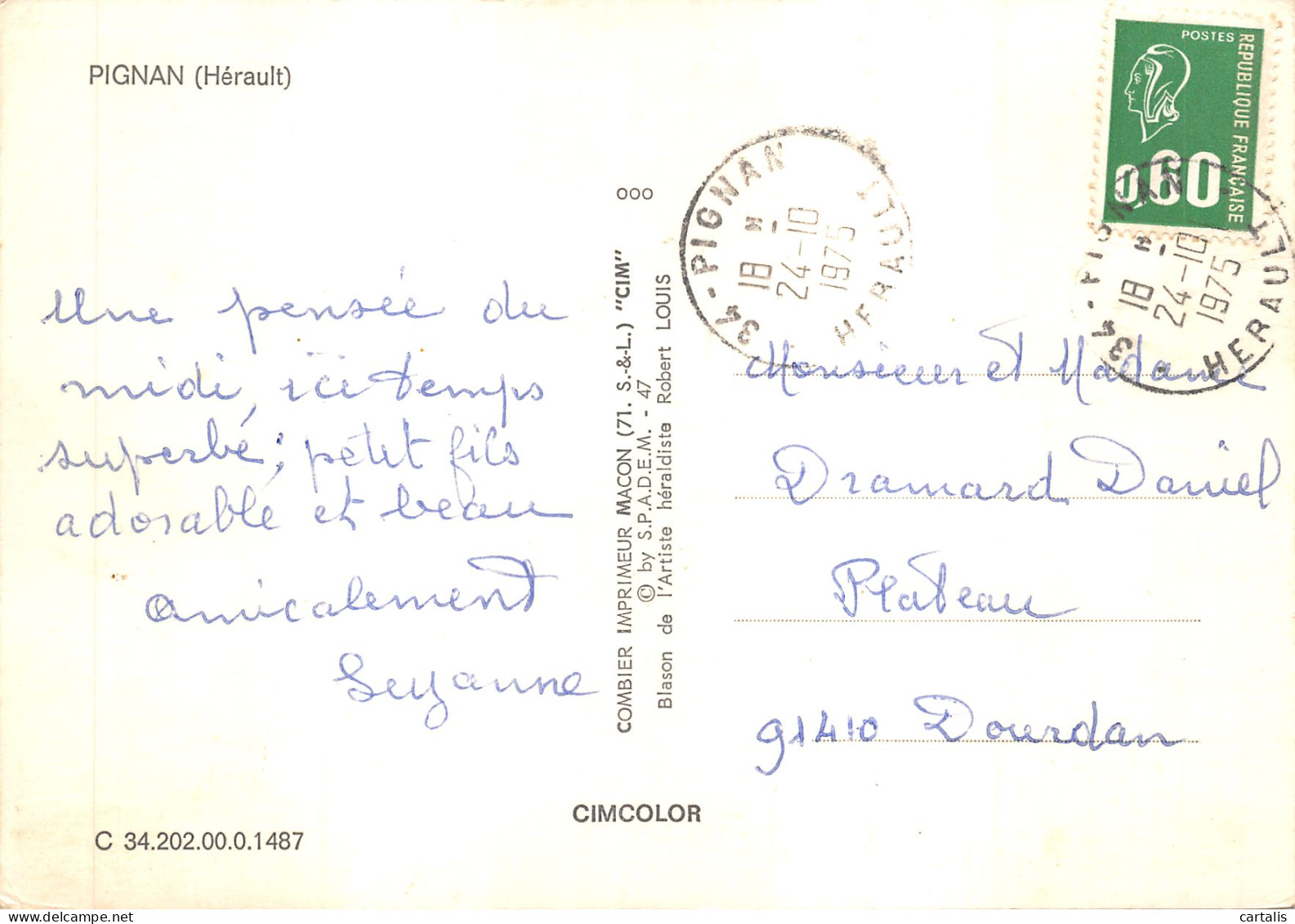 34-PIGNAN-N 599-C/0155 - Other & Unclassified