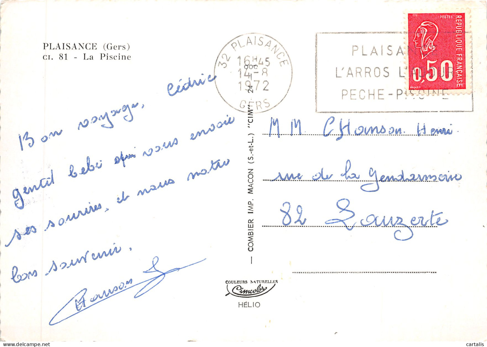 32-PLAISANCE DU GERS-N 599-B/0295 - Other & Unclassified