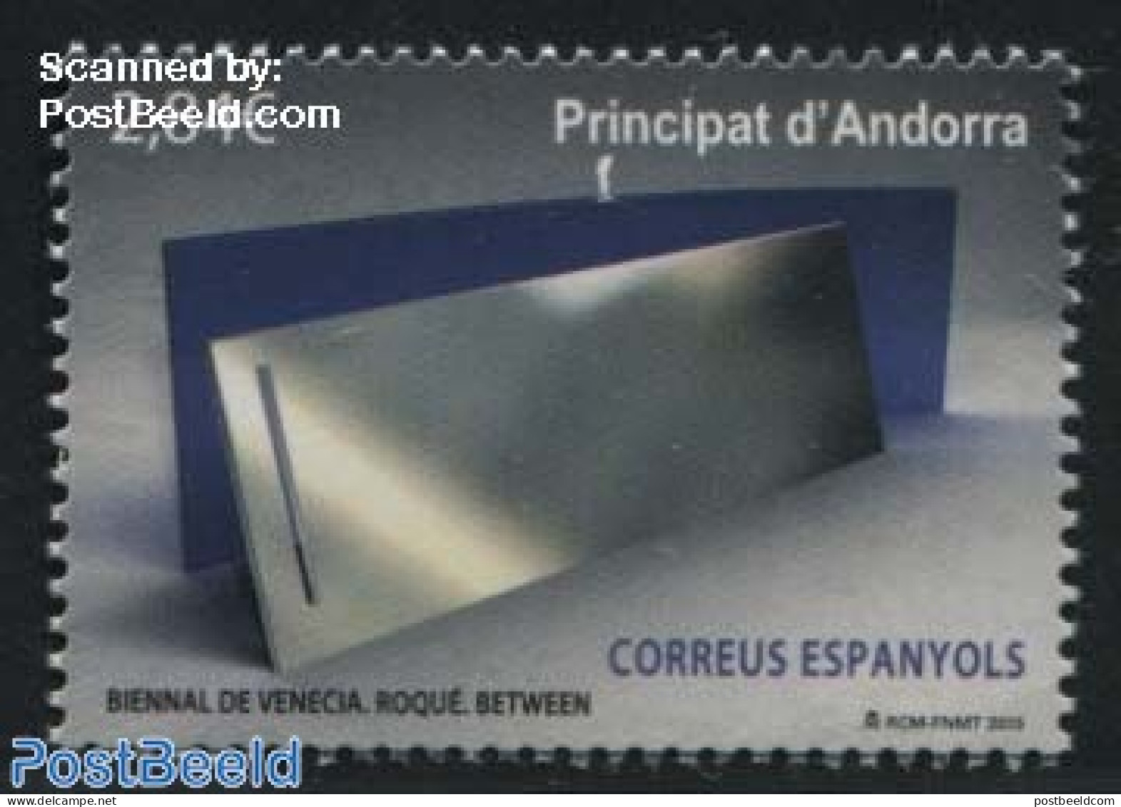 Andorra, Spanish Post 2015 Venice Biennale 1v, Mint NH, Art - Sculpture - Unused Stamps