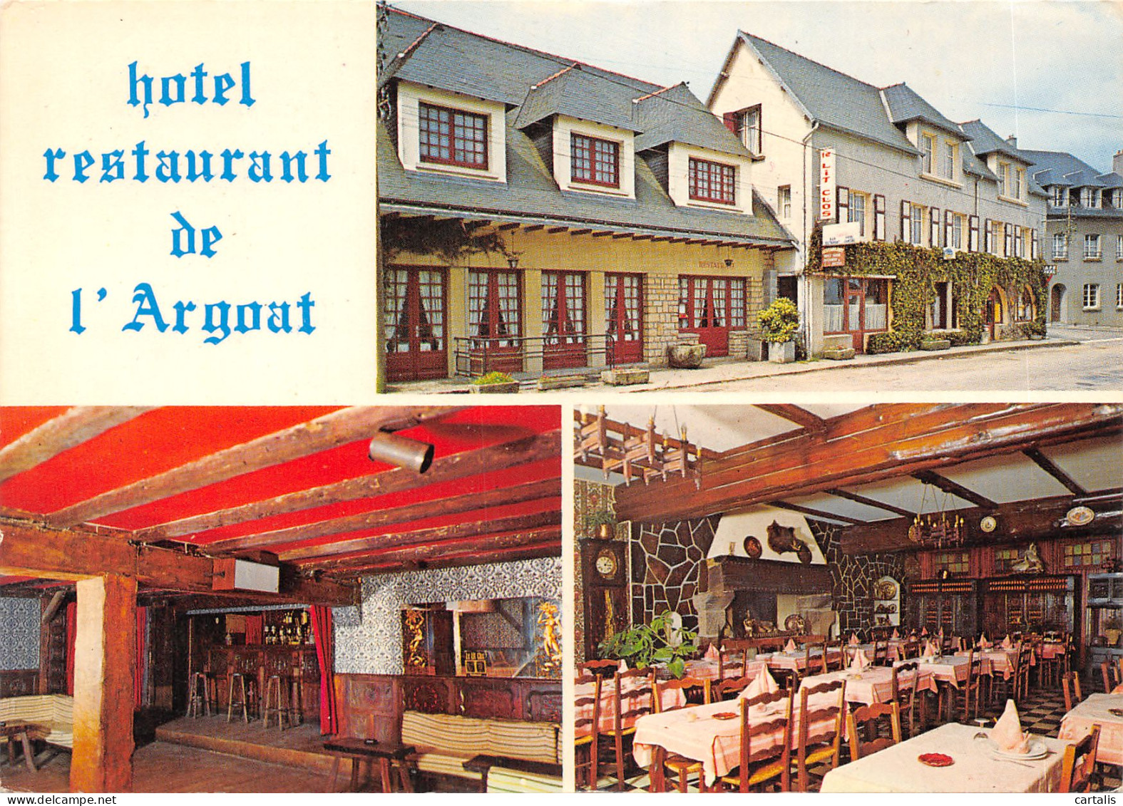 29-POULLAOUEN-HOTEL DE L ARGOAT-N 599-A/0349 - Other & Unclassified