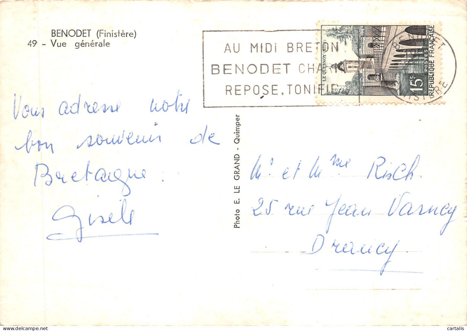 29-BENODET-N 599-A/0275 - Bénodet