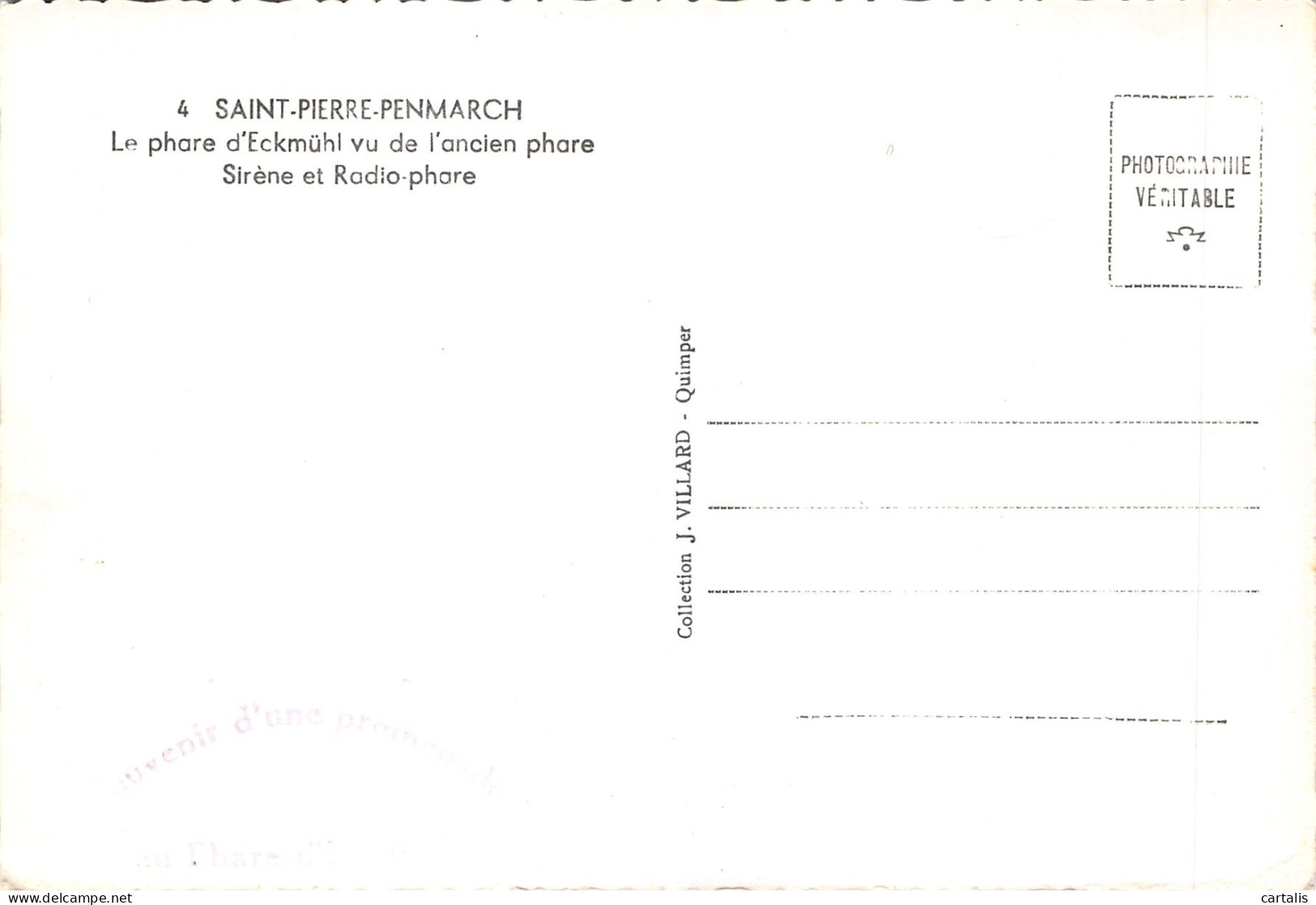29-SAINT PIERRE PENMARCH-N 599-A/0219 - Other & Unclassified