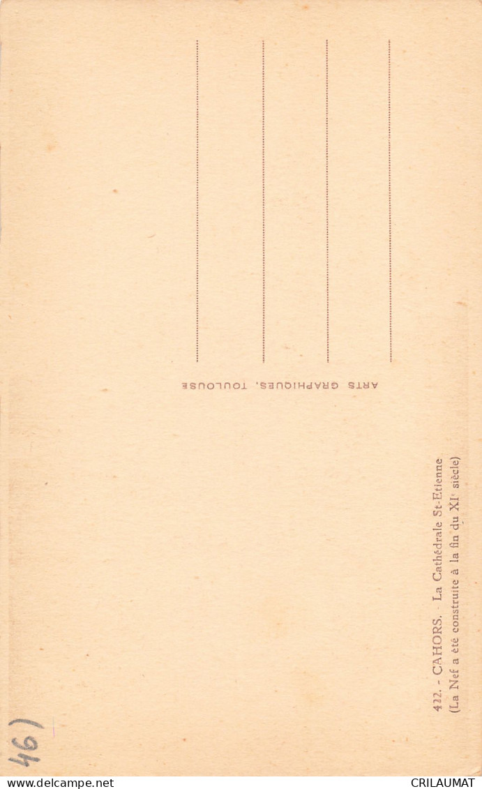 46-CAHORS-N°T5315-B/0165 - Cahors