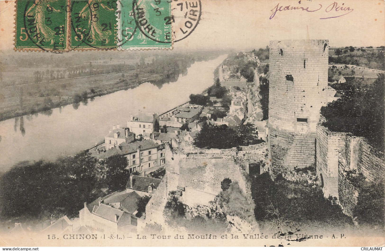 37-CHINON-N°T5315-A/0321 - Chinon