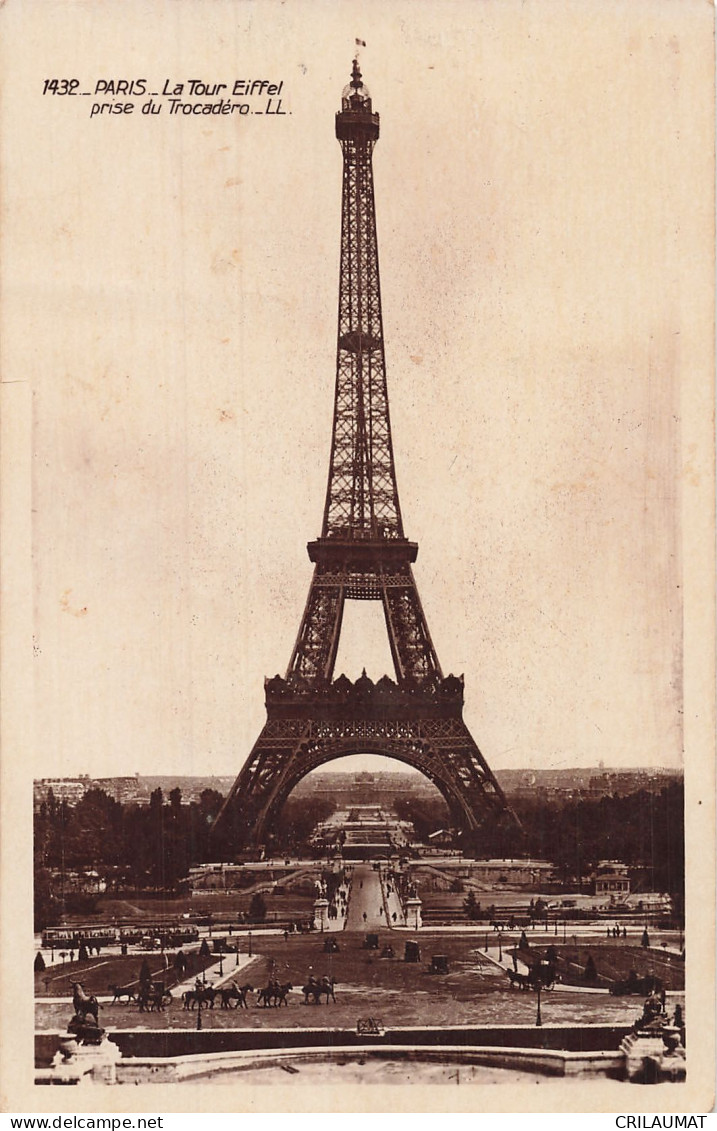 75-PARIS LA TOUR EIFFEL-N°T5314-H/0235 - Tour Eiffel