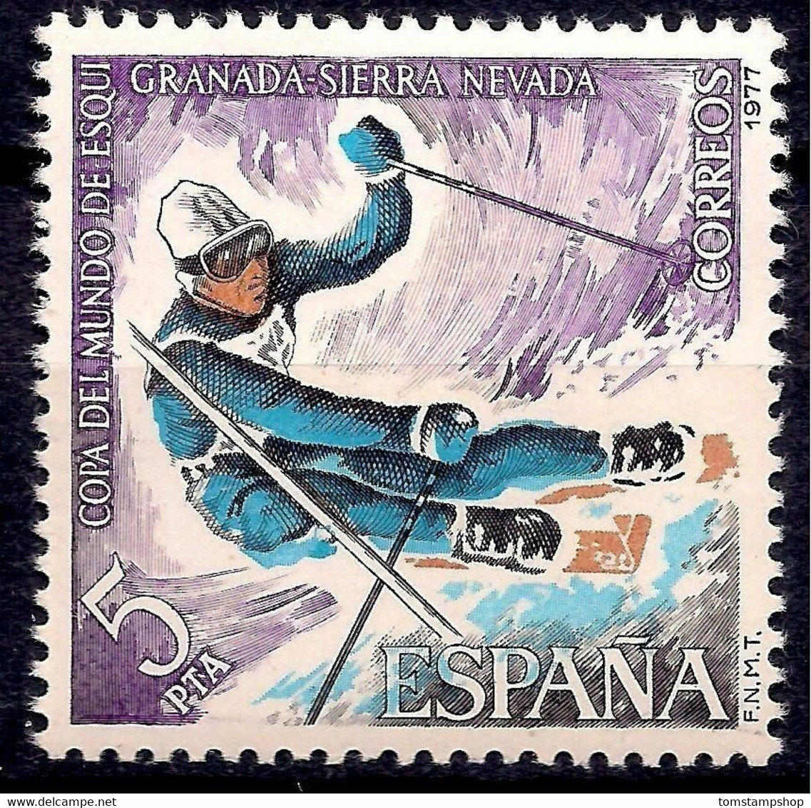 Spain 1977 Skiing World Championships Winter Sports 1v MNH - Other & Unclassified