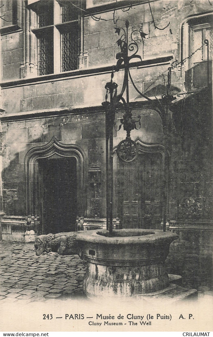 75-PARIS MUSEE DE CLUNY-N°T5314-H/0131 - Musées