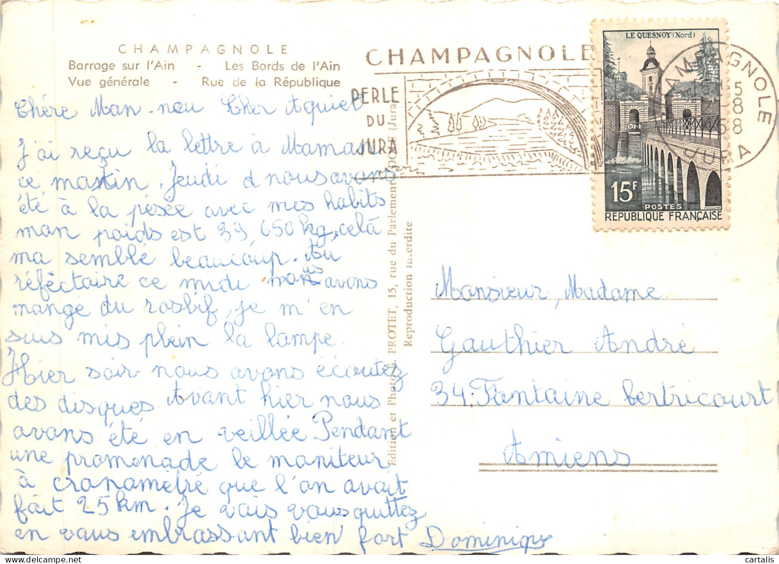 39-CHAMPAGNOLE-N 600-B/0191 - Champagnole