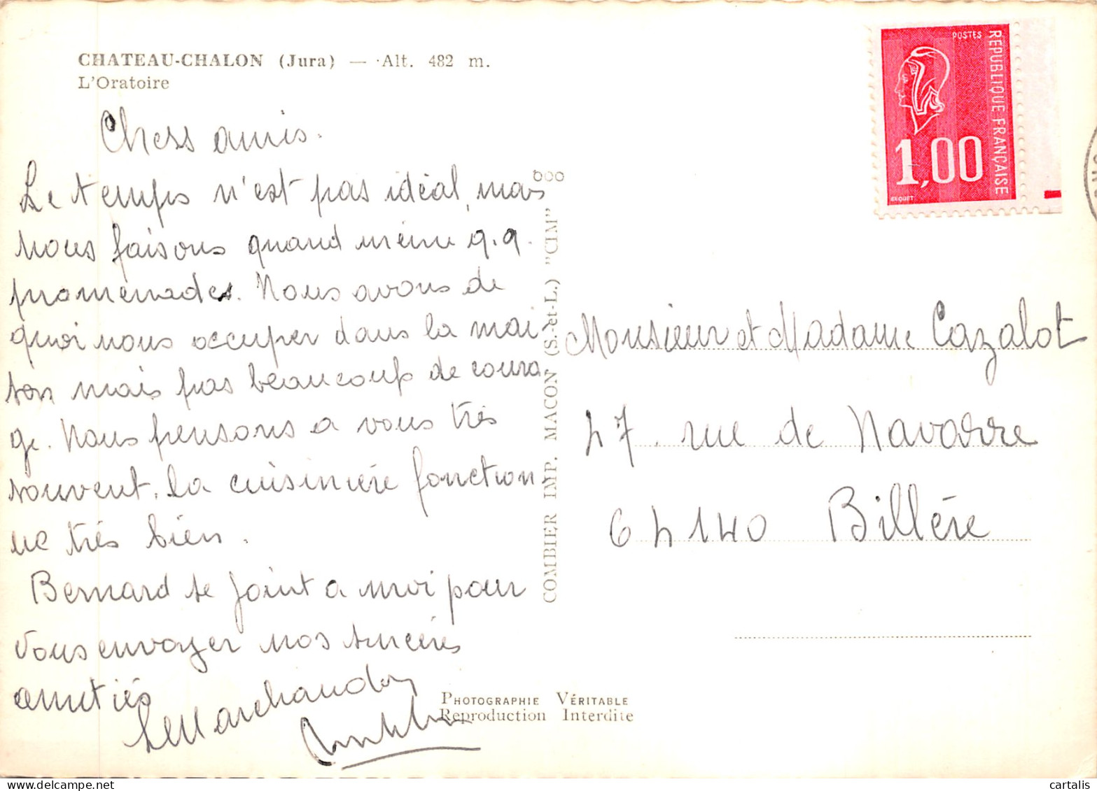 39-CHÂTEAU CHALON-N 600-B/0097 - Other & Unclassified
