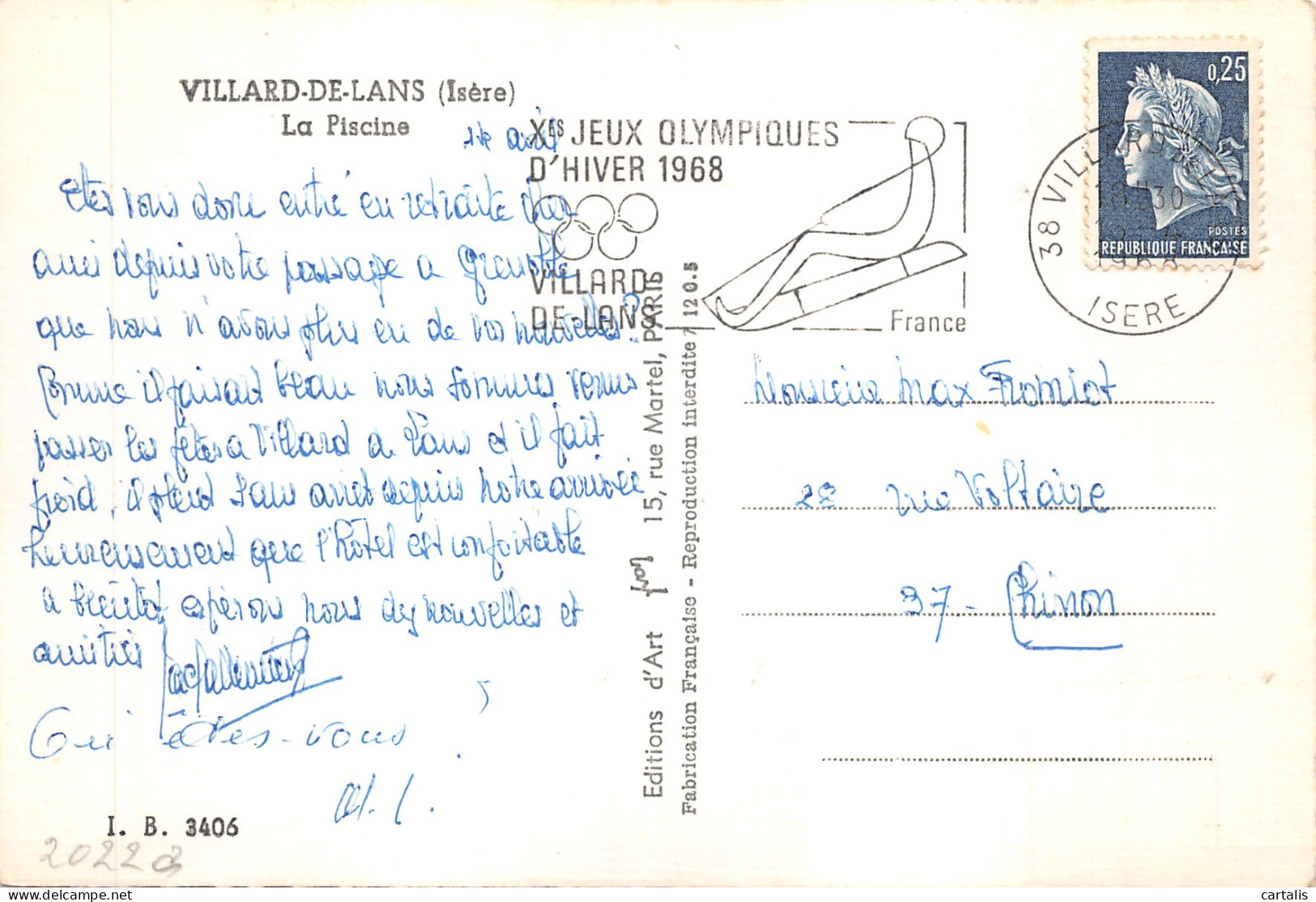38-VILLARD DE LANS-N 600-B/0041 - Villard-de-Lans