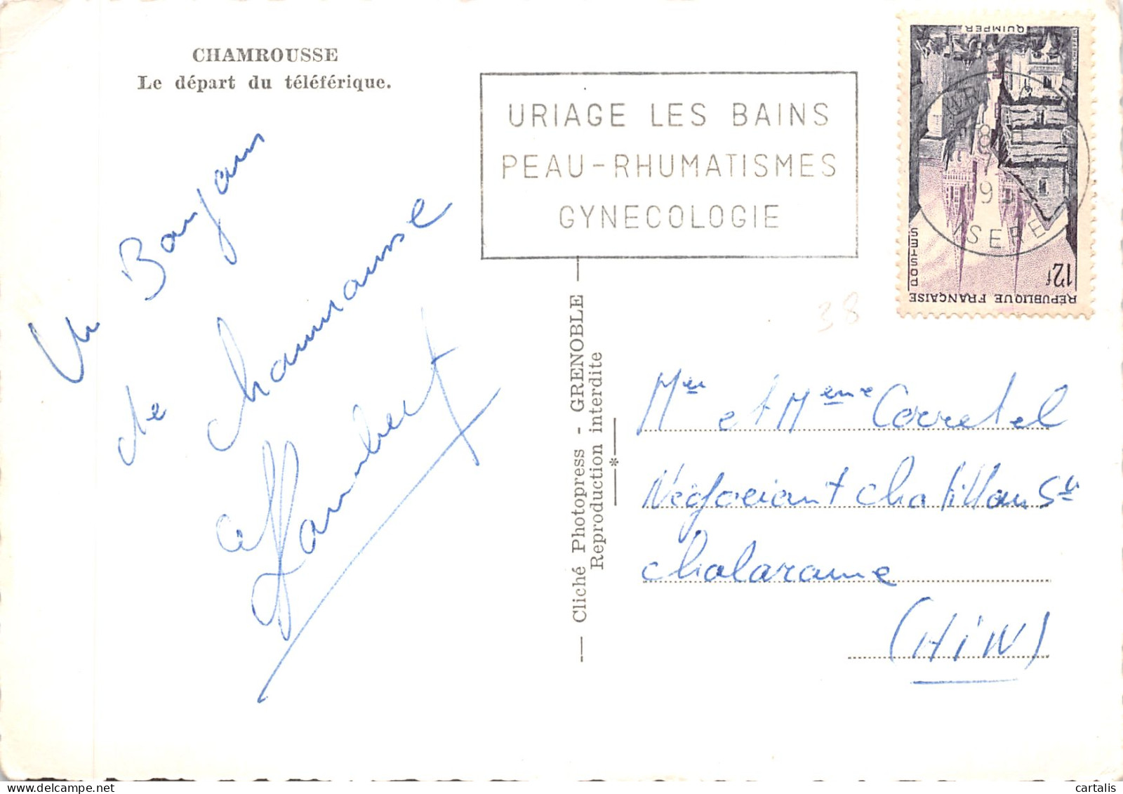 38-CHAMROUSSE-N 600-A/0243 - Chamrousse