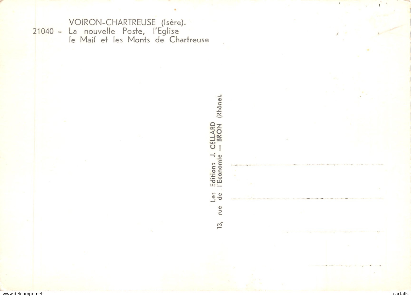 38-VOIRON CHARTREUSE-N 600-A/0171 - Voiron