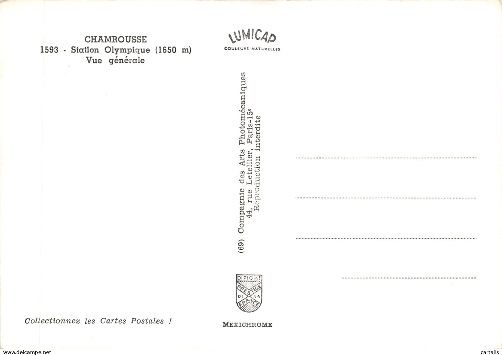 38-CHAMROUSSE-N 600-A/0059 - Chamrousse