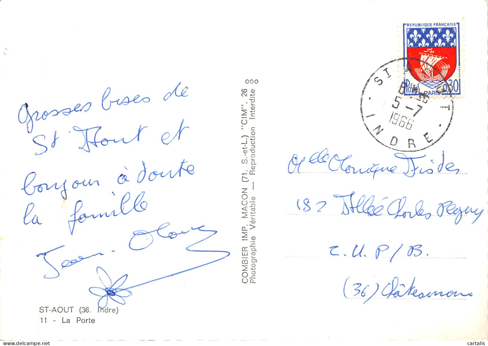 36-SAINT AOUT -N 599-D/0261 - Other & Unclassified