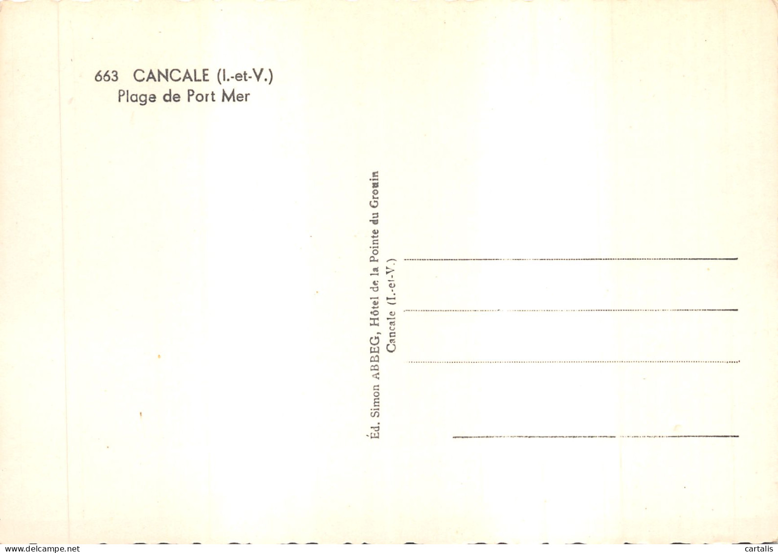 35-CANCALE-N 599-D/0095 - Cancale