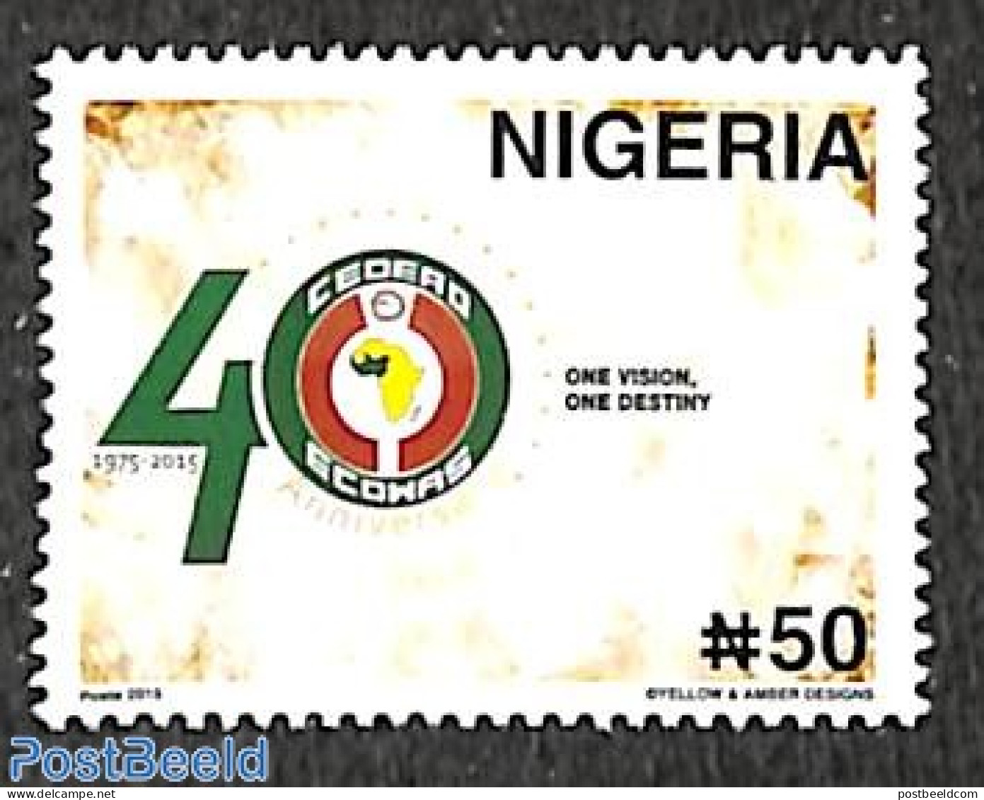 Nigeria 2015 ECOWAS/CEDERO 1v, Mint NH - Autres & Non Classés