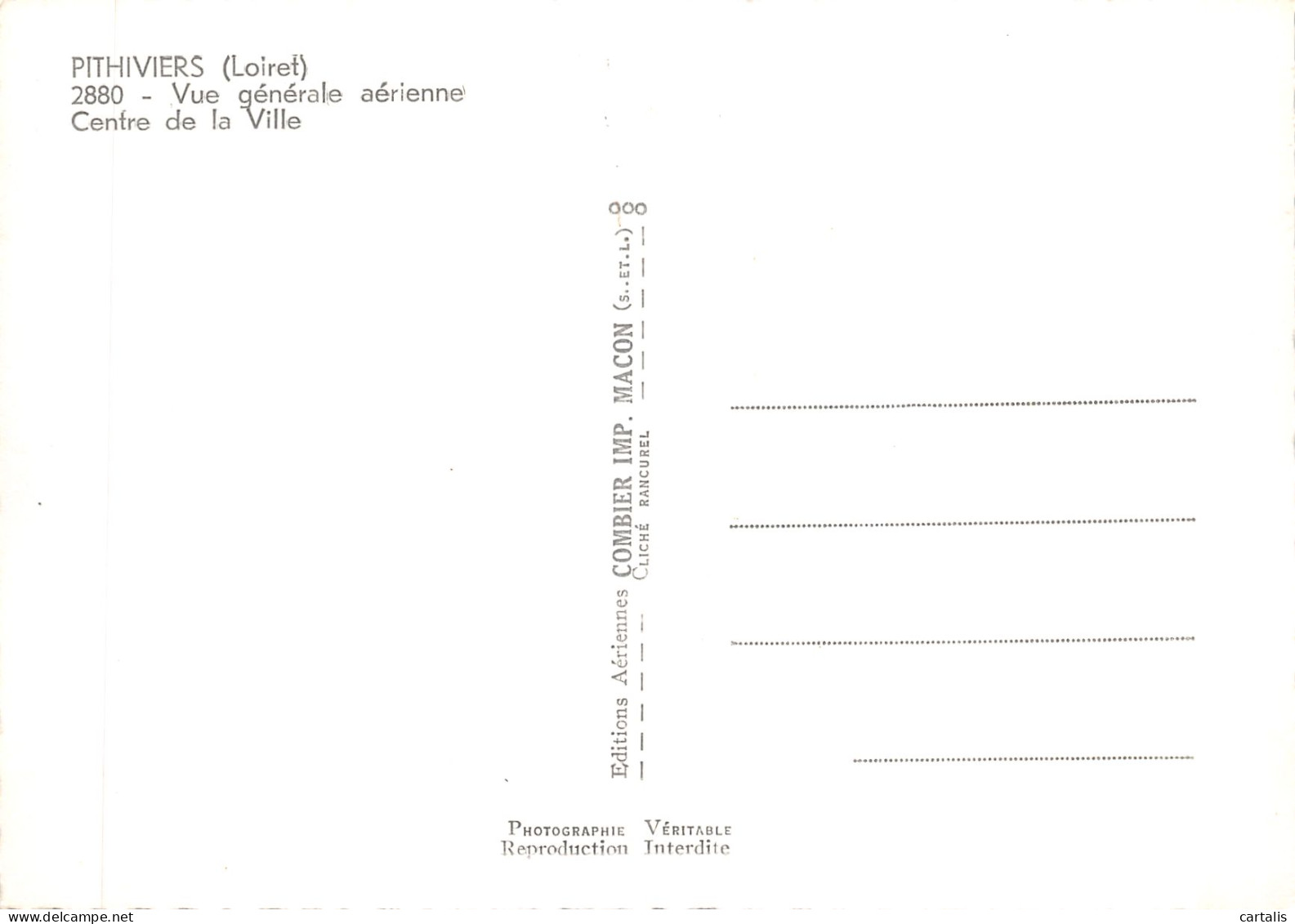 45-PITHIVIERS-N 601-A/0103 - Pithiviers