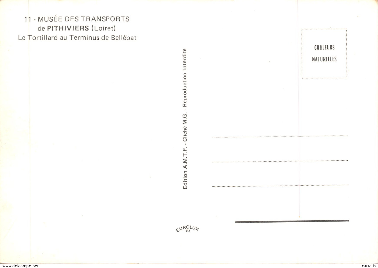 45-PITHIVIERS-MUSEE DES TRANSPORTS-N 601-A/0087 - Pithiviers