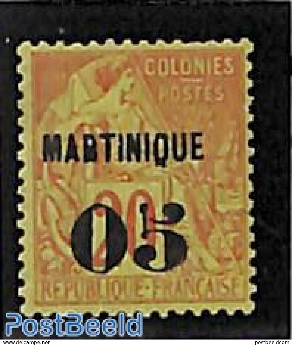 Martinique 1888 05 On 20c, Stamp Out Of Set, Unused (hinged) - Other & Unclassified