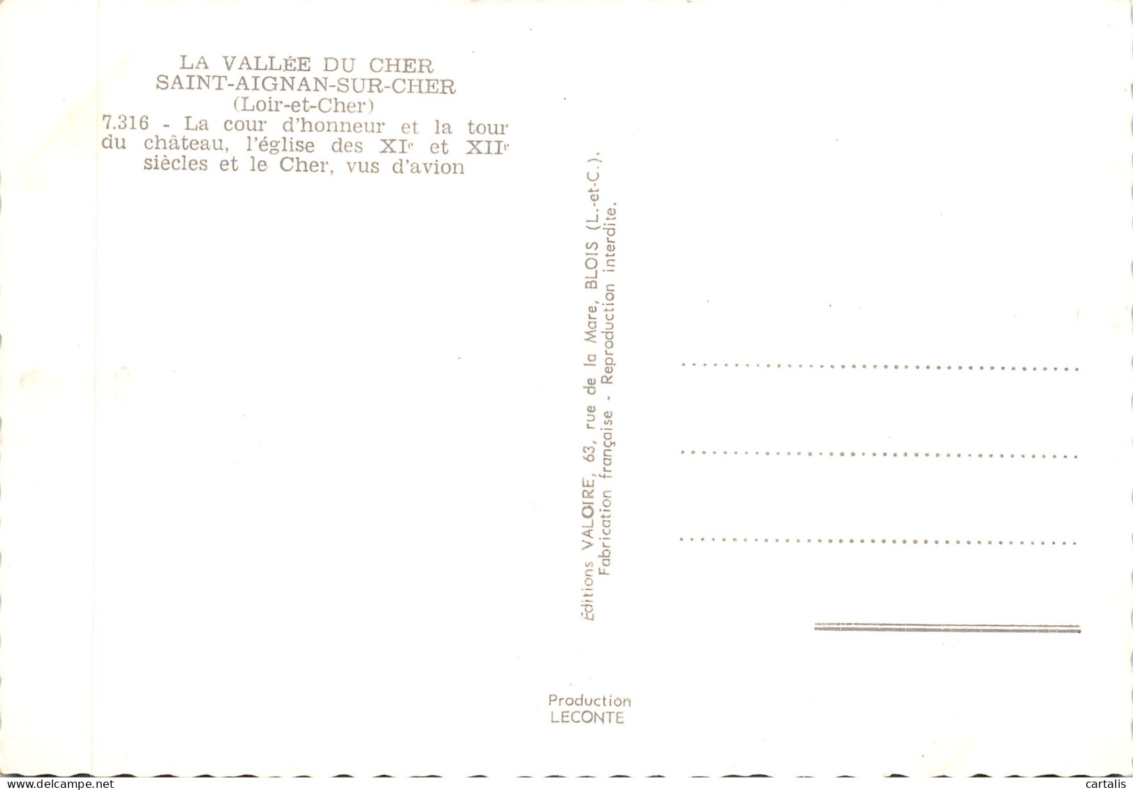 41-SAINT AIGNAN SUR CHER-N 600-C/0143 - Saint Aignan