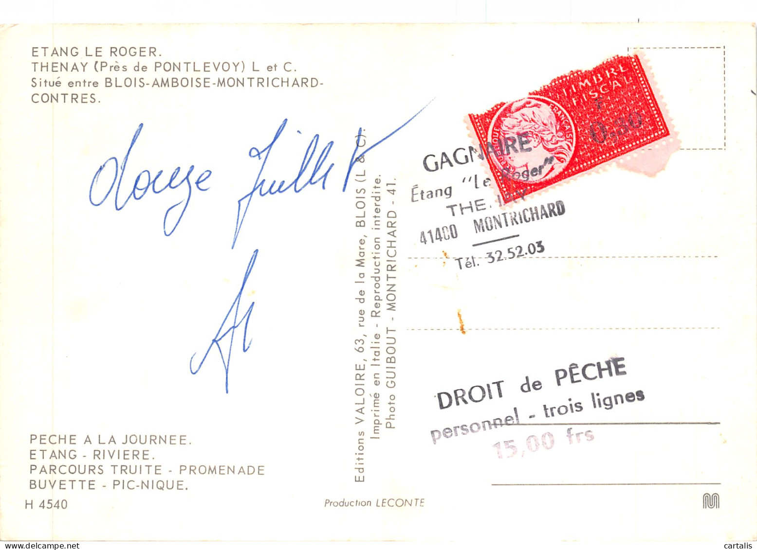 41-THENAY-ETANG LE ROGER-N 600-C/0055 - Other & Unclassified