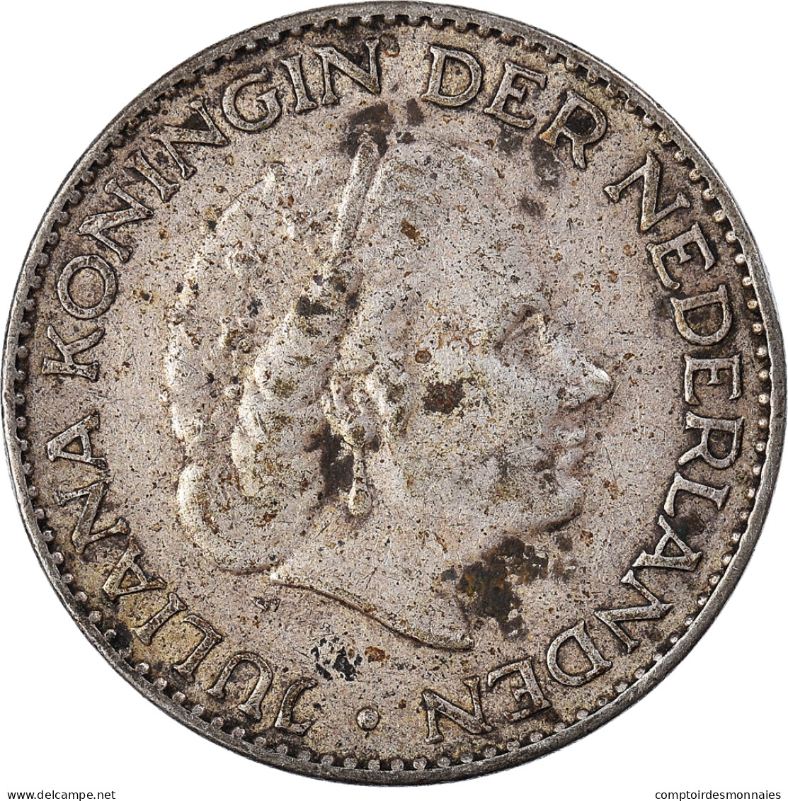 Monnaie, Pays-Bas, Gulden, 1955 - 1948-1980 : Juliana