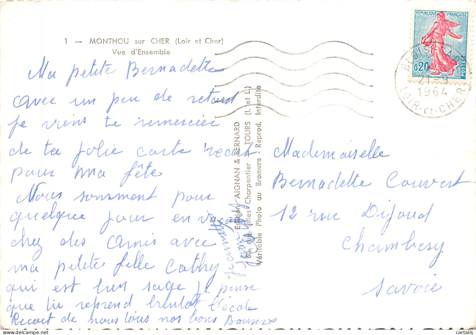 41-MONTHOU SUR CHER-N 600-C/0051 - Other & Unclassified