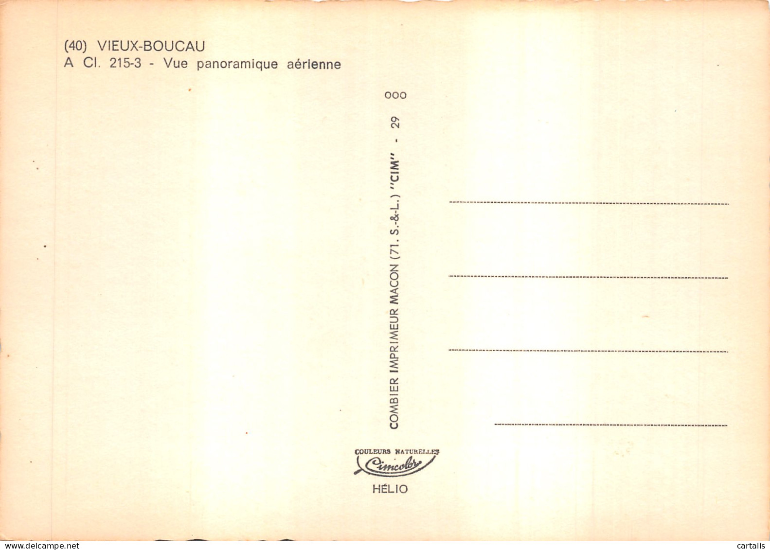 40-LE VIEUX BOUCAU-N 600-B/0377 - Other & Unclassified