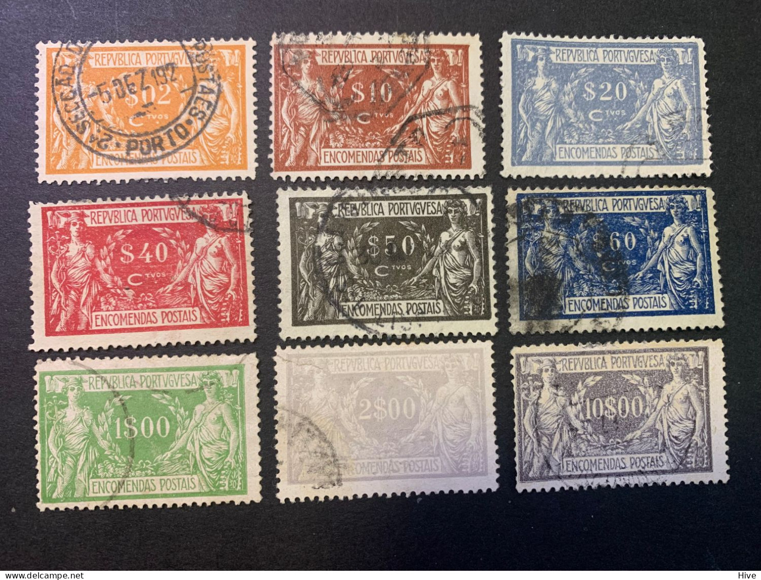 Portugal, 1920 , Paketmarken - Oblitérés