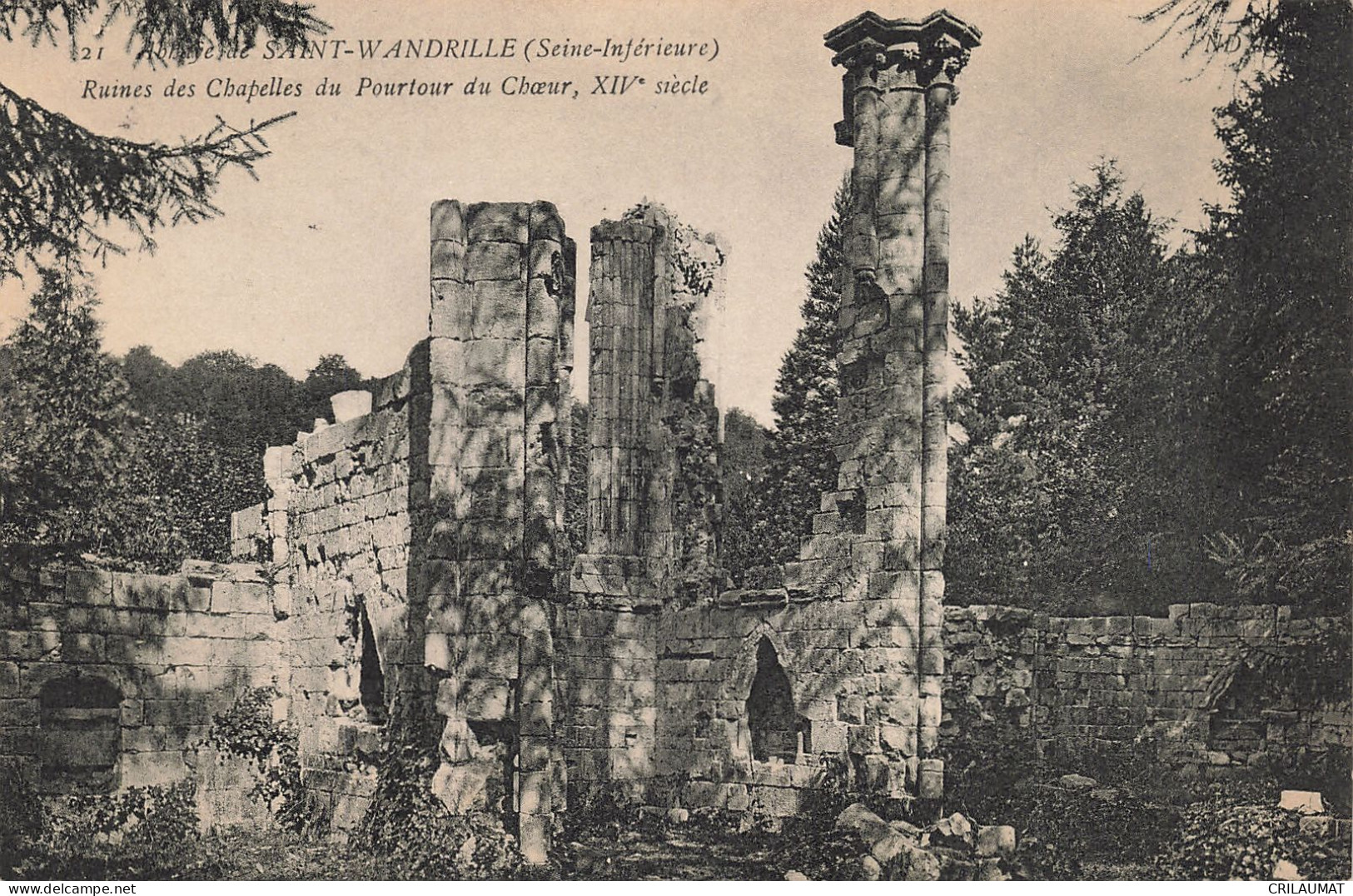 76-SAINT WANDRILLE-N°T5315-G/0041 - Saint-Wandrille-Rançon