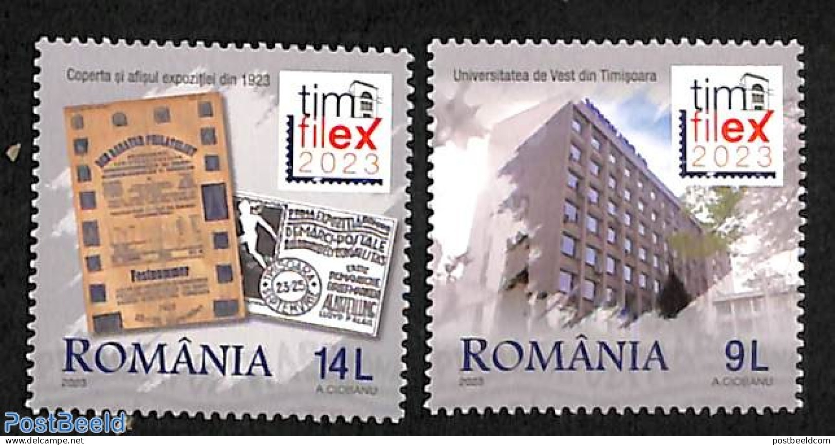 Romania 2023 TimFilEx 2v, Mint NH - Unused Stamps