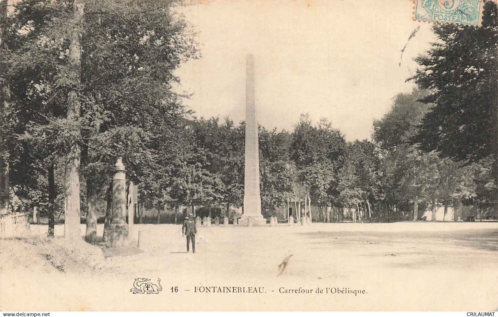 77-FONTAINEBLEAU CARREFOUR DE L OBELISQUE-N°T5315-E/0259 - Fontainebleau