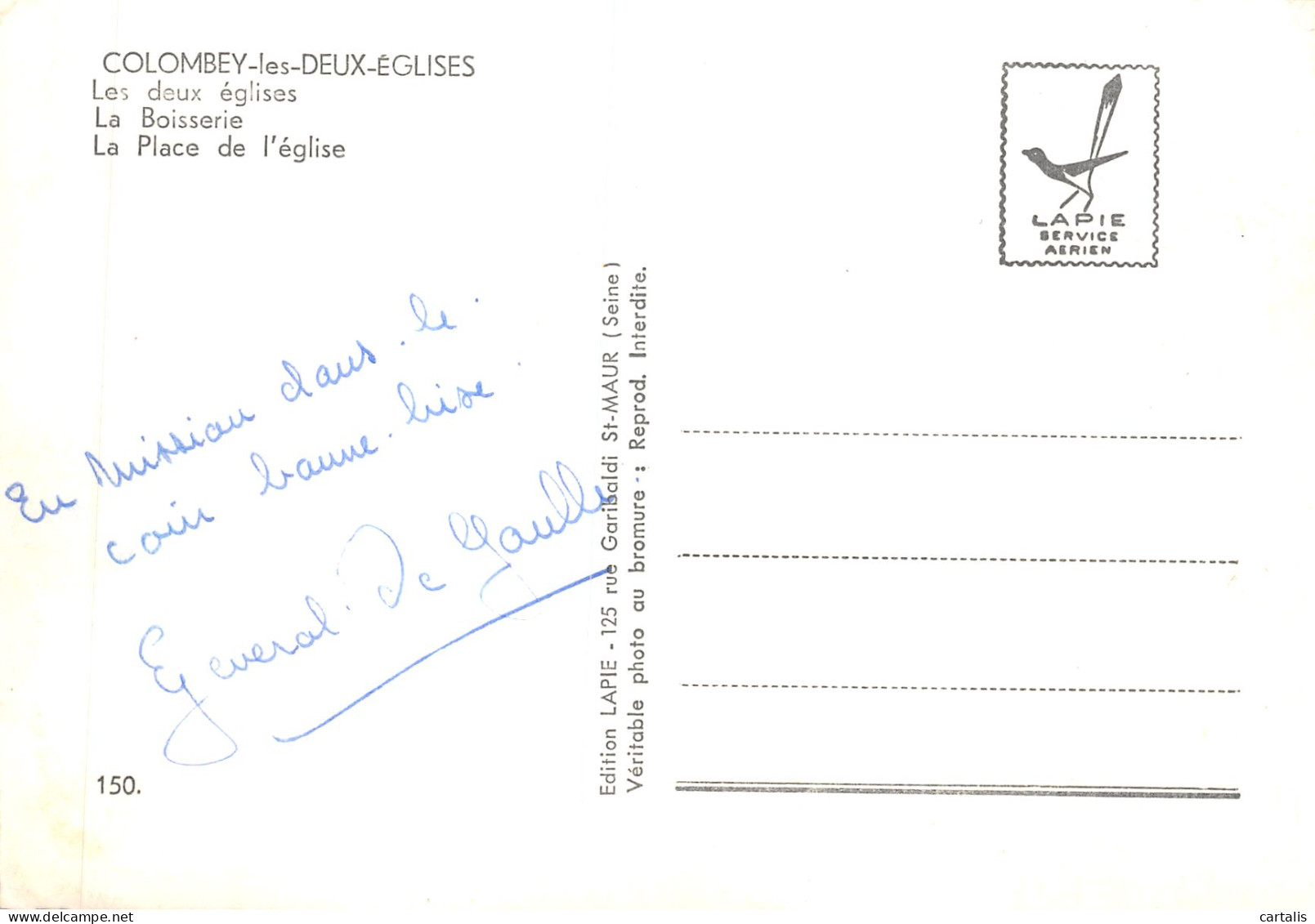 52-COLOMBEY LES DEUX EGLISES-N 601-C/0323 - Colombey Les Deux Eglises
