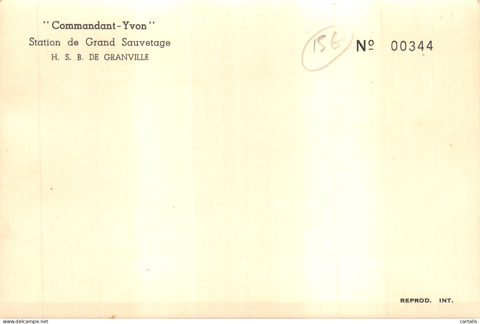 50-GRANVILLE-STATION DE GRAND SAUVETAGE-N 601-B/0363 - Granville