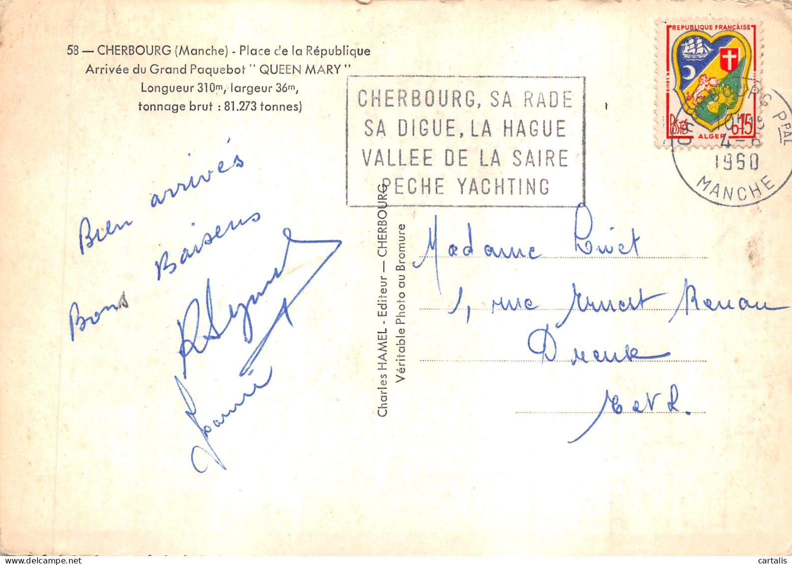 50-CHERBOURG-N 601-B/0353 - Cherbourg