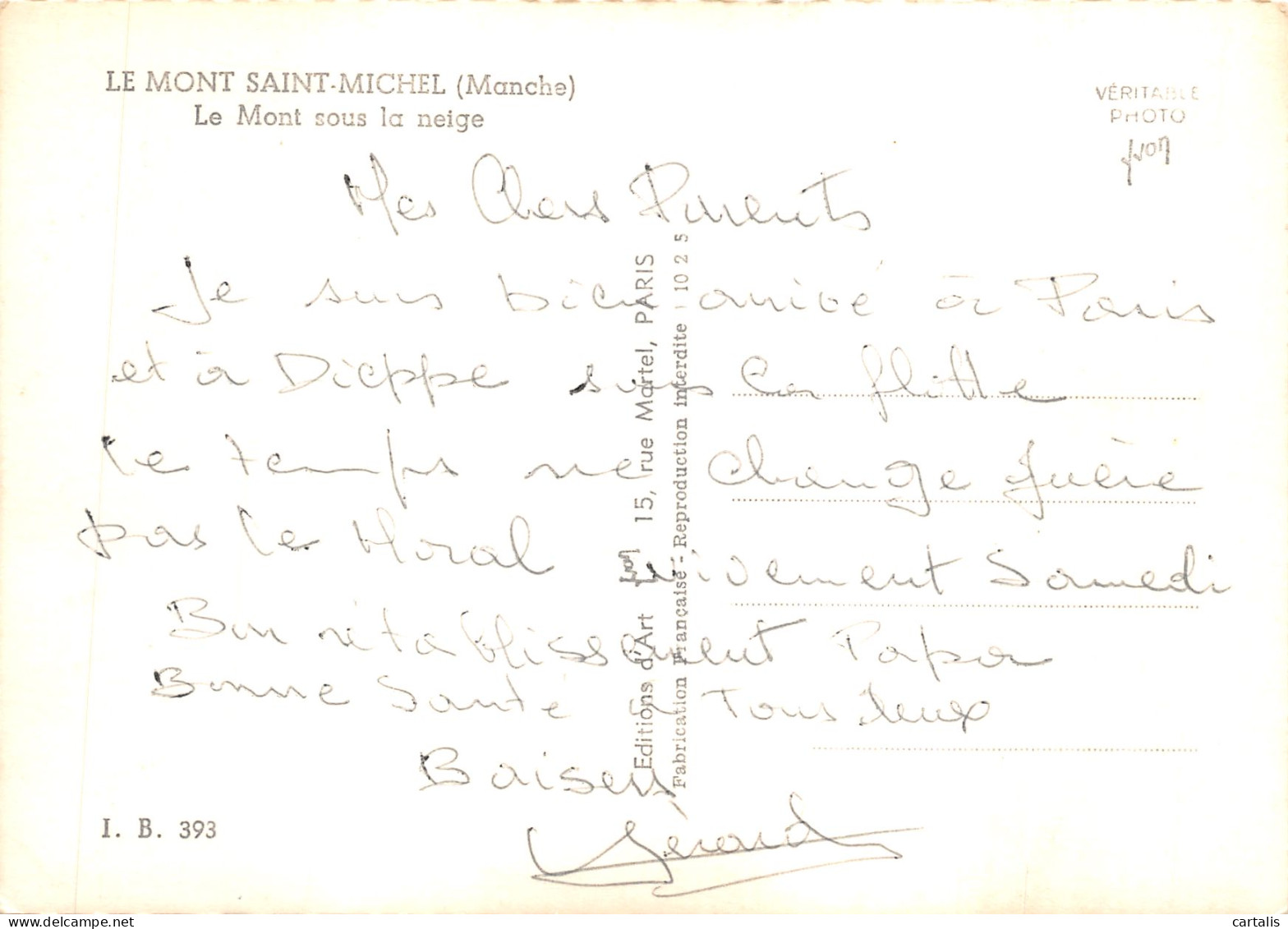 50-LE MONT SAINT MICHEL-N 601-B/0181 - Le Mont Saint Michel