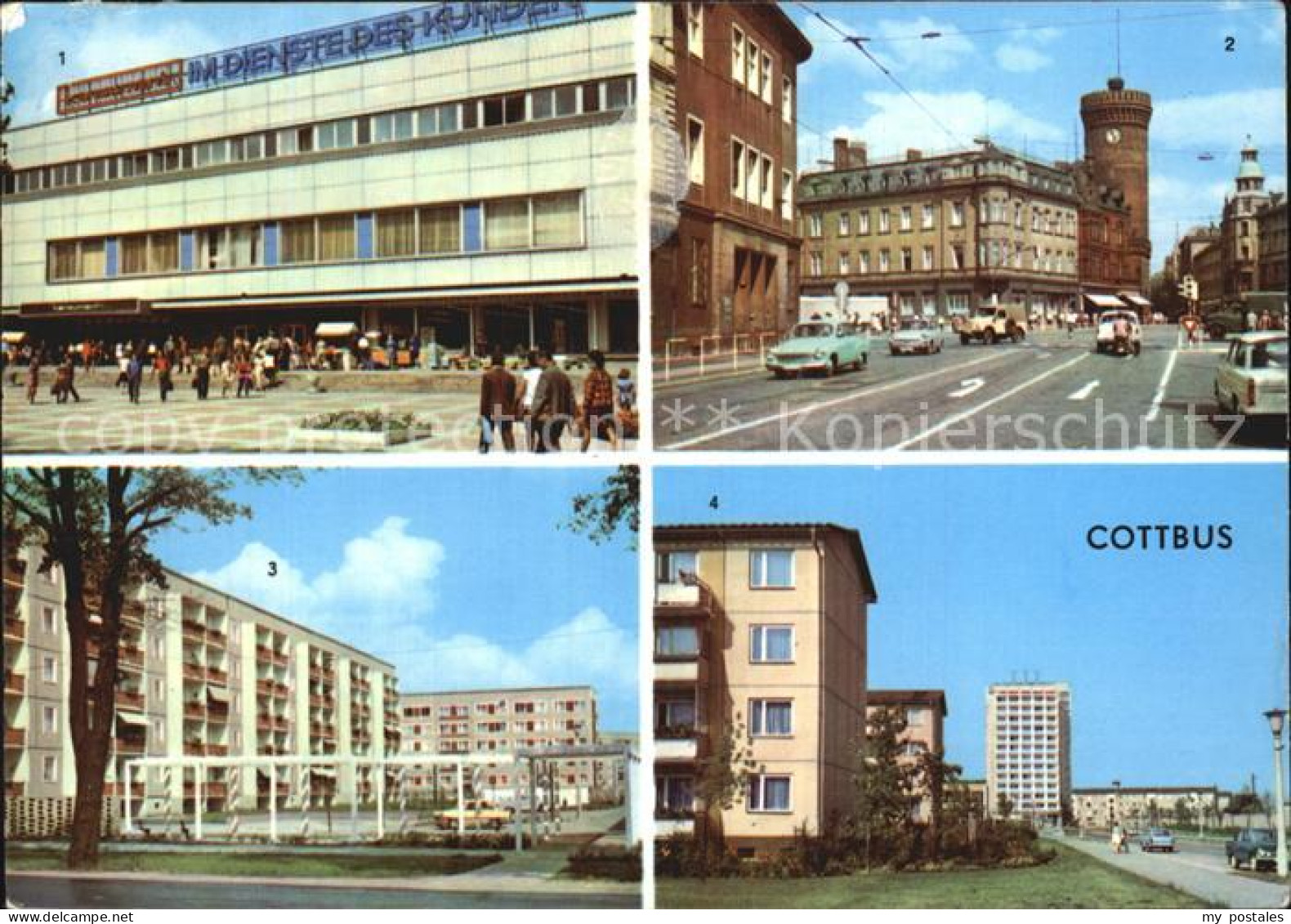 72514810 Cottbus Konsument Warenhaus Ernst Thaelmann Platz Forster Strasse Leipz - Cottbus