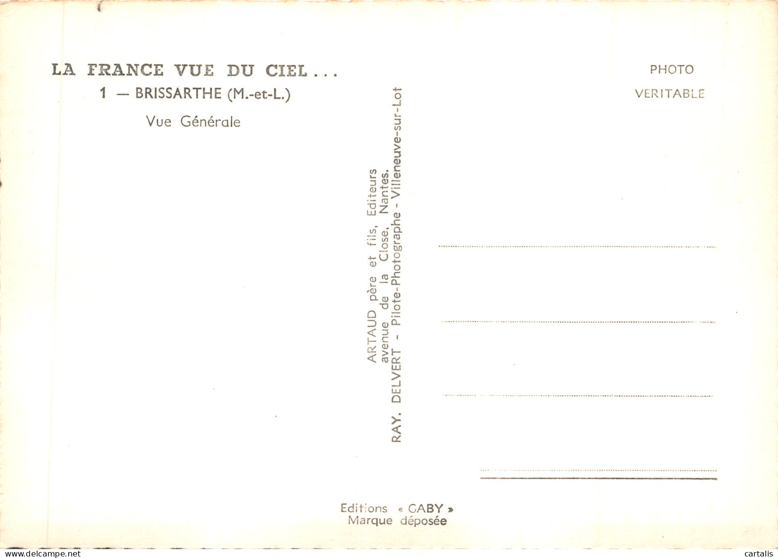 49-BRISSARTHE-N 601-B/0041 - Other & Unclassified