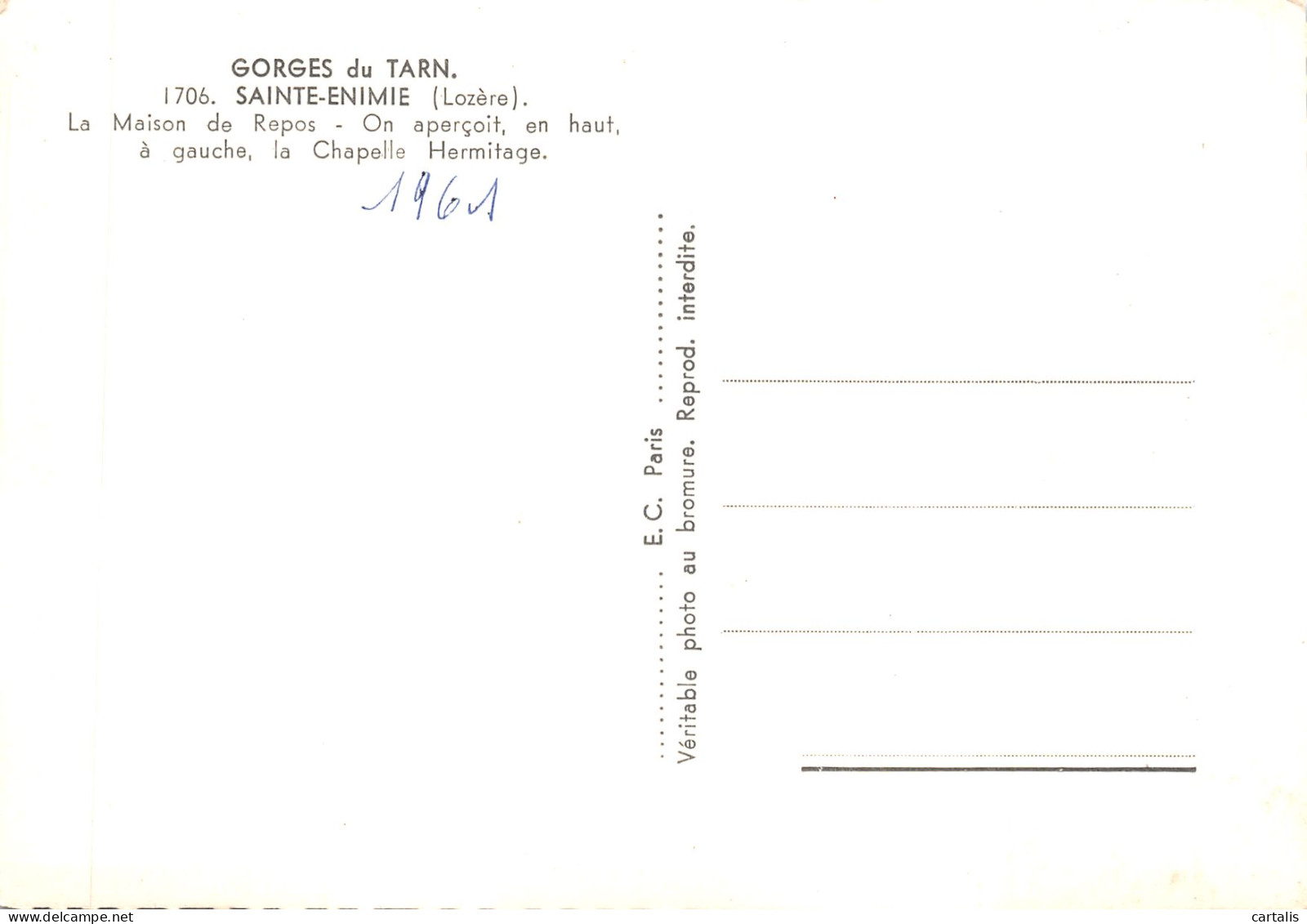 48-SAINTE ENIMIE-N 601-A/0389 - Sonstige & Ohne Zuordnung