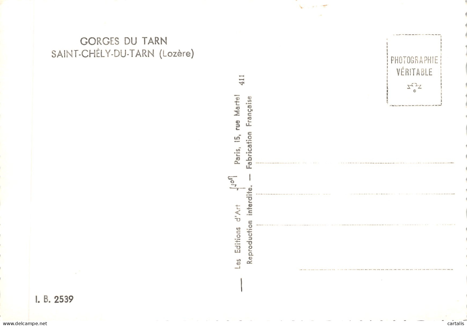 48-SAINT CHELY DU TARN-N 601-A/0295 - Other & Unclassified