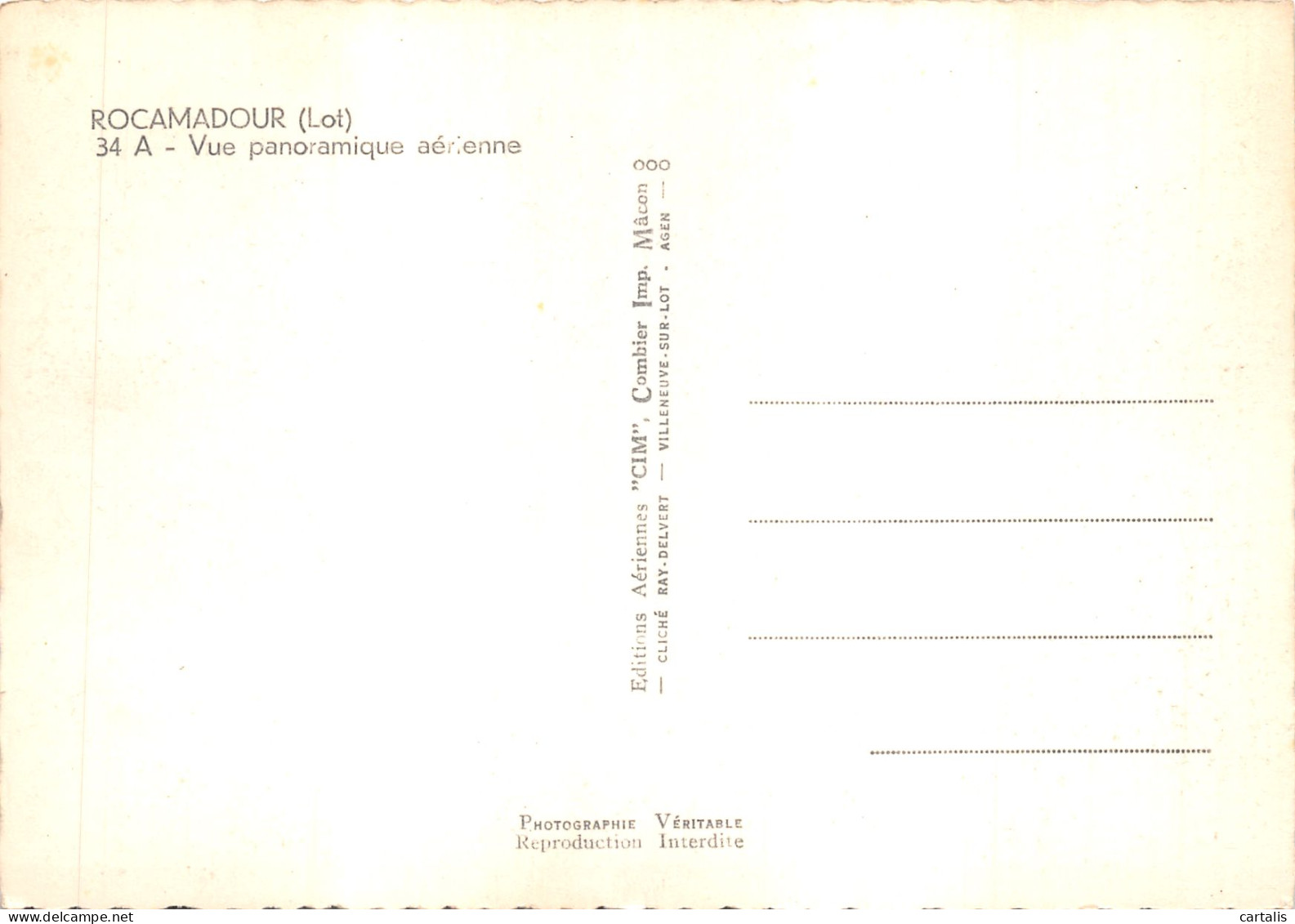 46-ROCAMADOUR-N 601-A/0145 - Rocamadour
