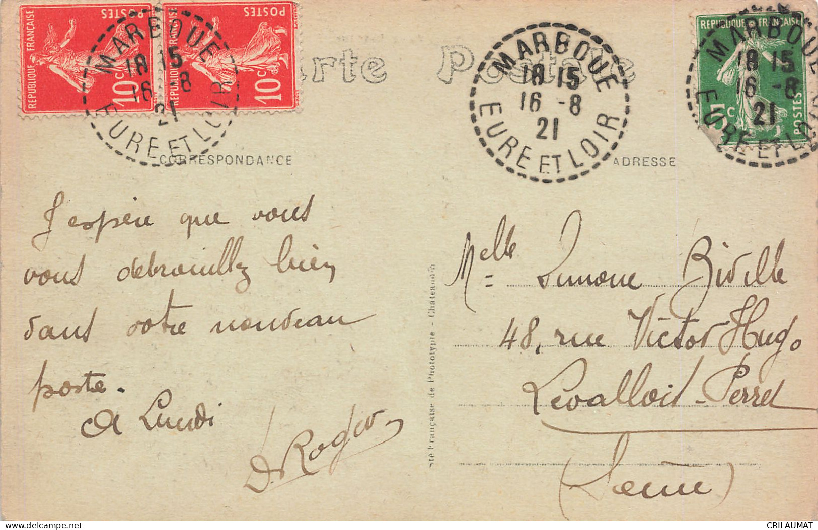 28-MARBOUE-N°T5315-H/0149 - Other & Unclassified