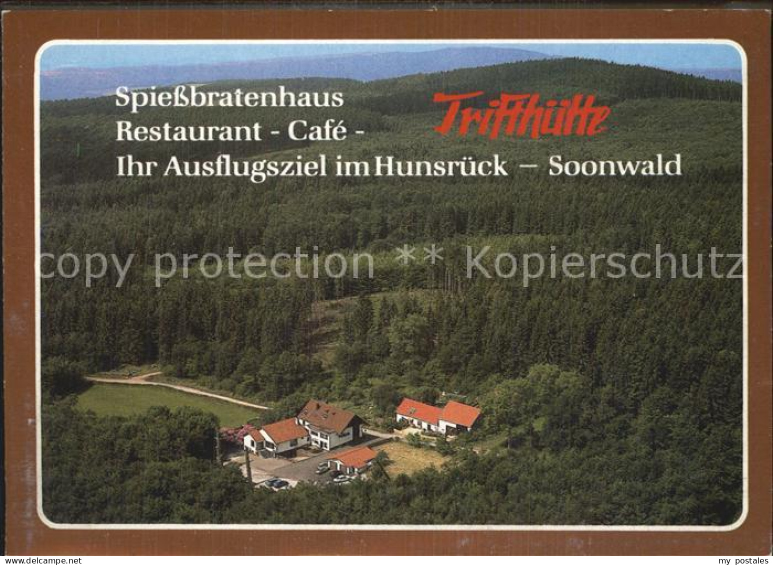 72514755 Hunsrueck Trifthuette Soonwald Fliegeraufnahme Hunsrueck - Te Identificeren