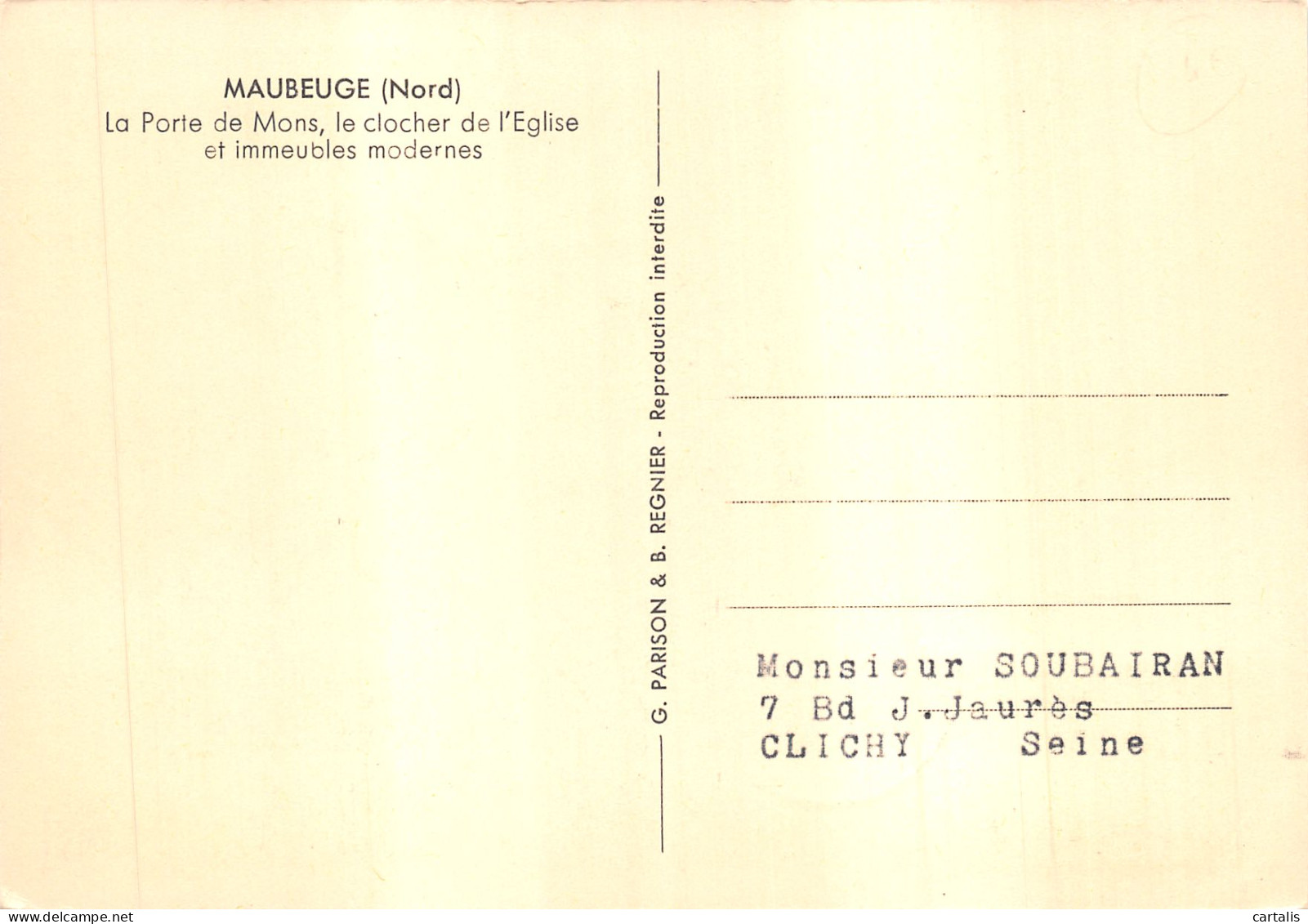 59-MAUBEUGE-N 602-B/0199 - Maubeuge