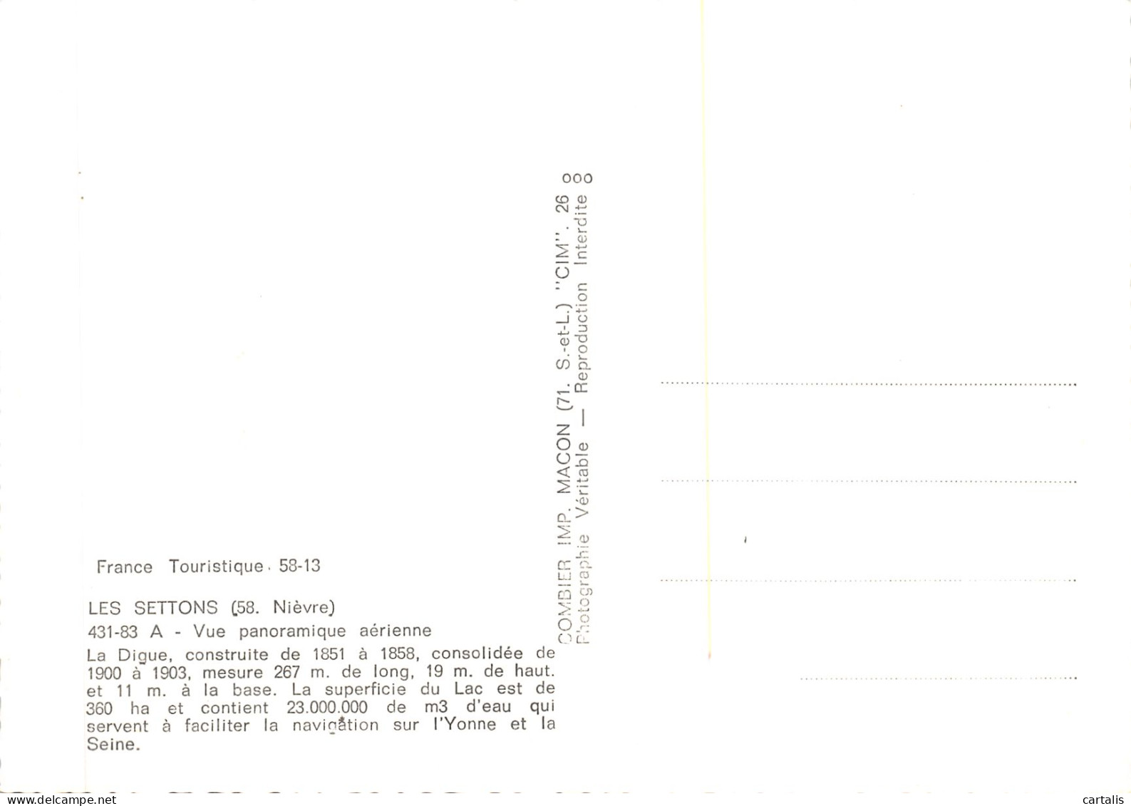 58-LAC DES SETTONS-N 602-B/0003 - Other & Unclassified