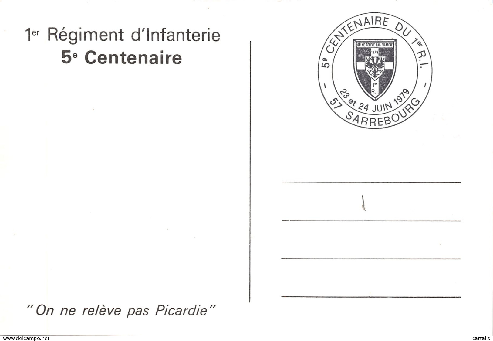 57-SARREBOURG-REGIMENT D INFANTERIE-N 602-A/0321 - Sarrebourg
