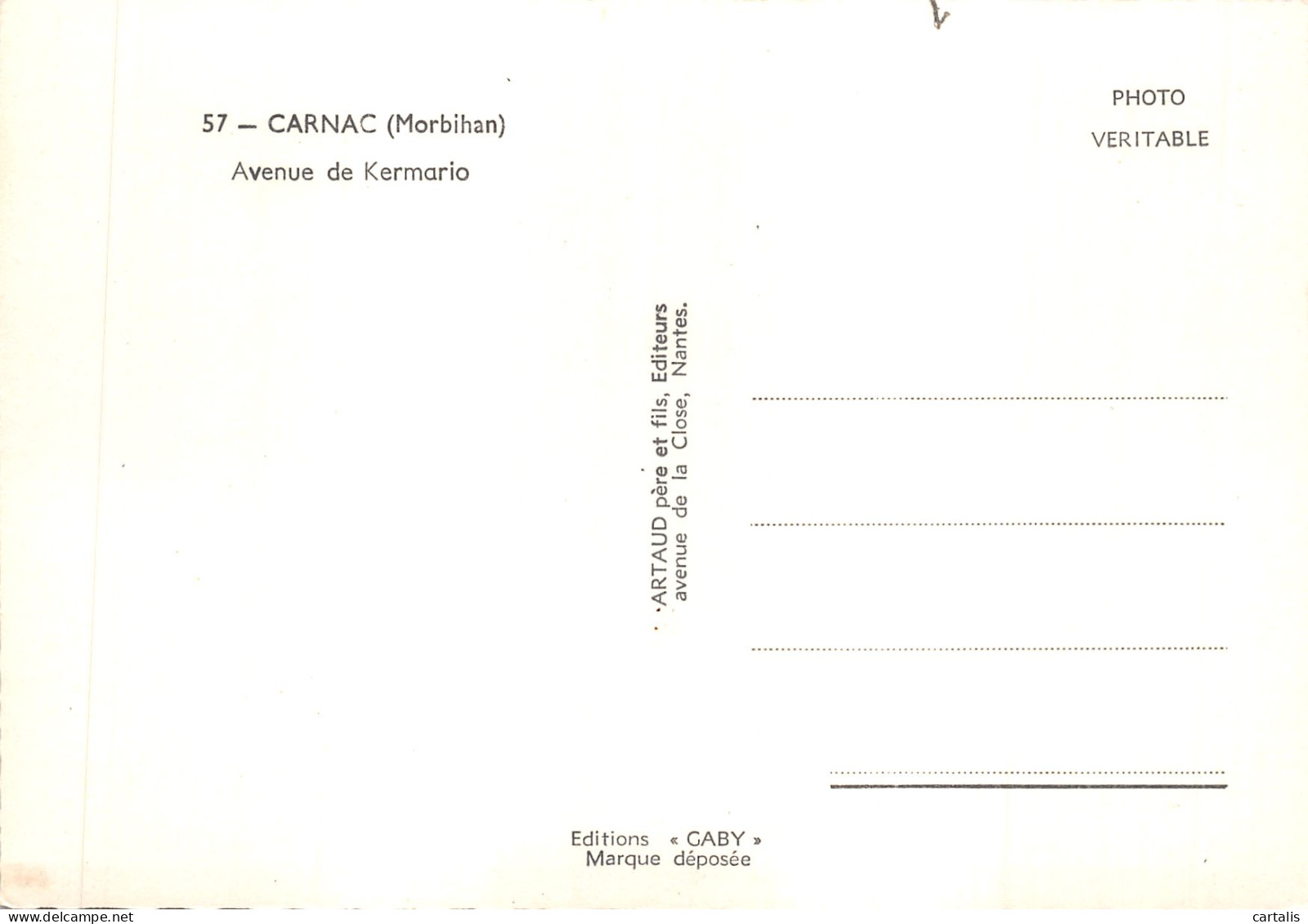 56-CARNAC-N 602-A/0001 - Carnac