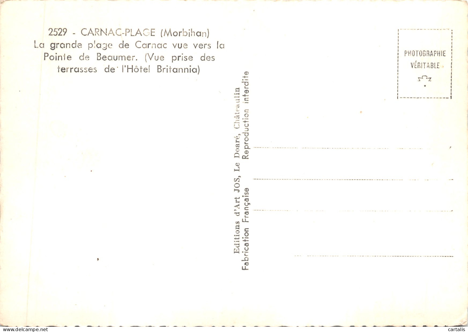 56-CARNAC-N 601-D/0321 - Carnac